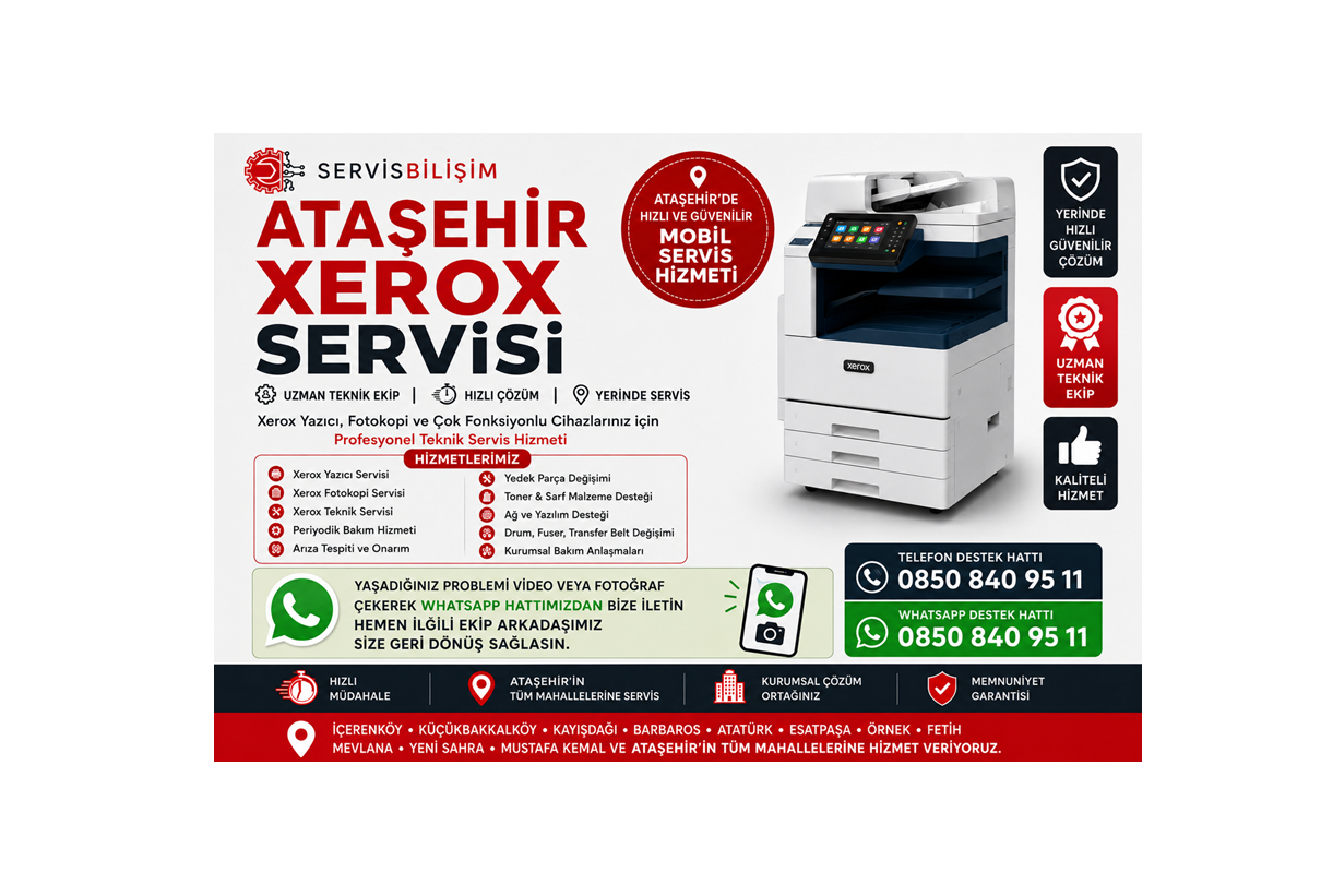 Ataşehir Xerox Servisi