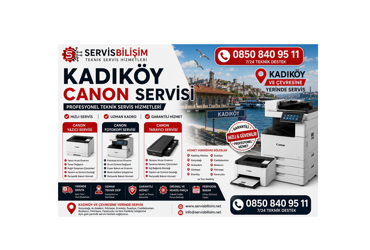 Kadıköy Canon Servisi 0850 840 95 11