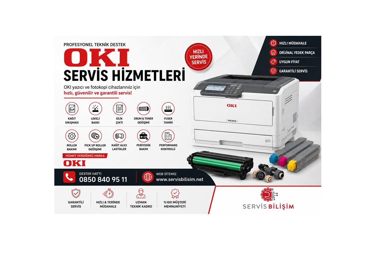 Oki Servisi - 0850 840 95 11