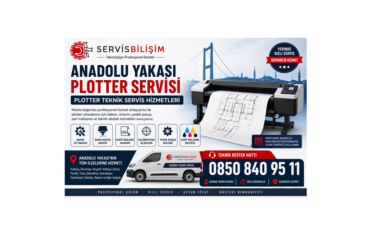 Plotter Servisi - 0850 840 95 11