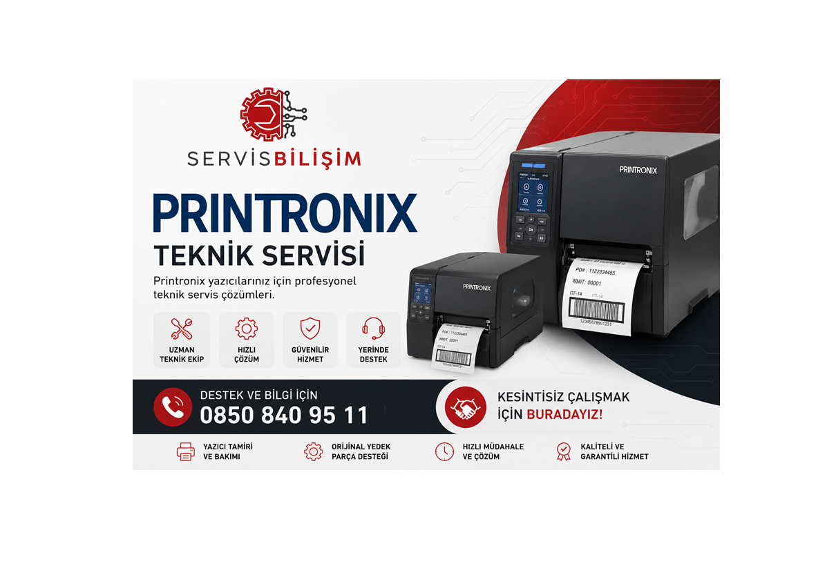 Printronix Servisi – 0850 840 95 11