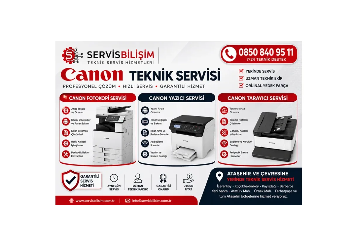 Ataşehir Canon Servisi