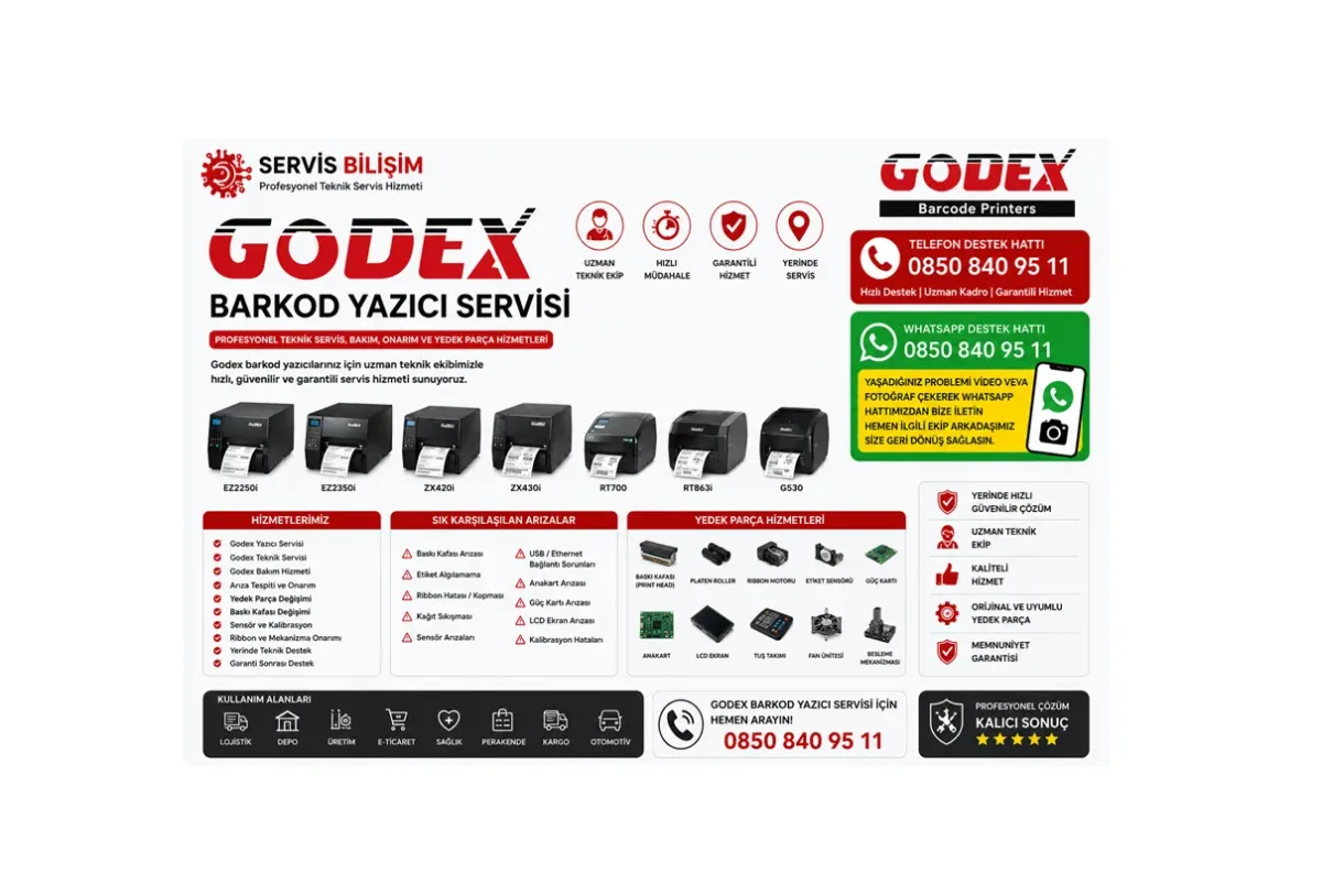 Godex Yazıcı Servisi