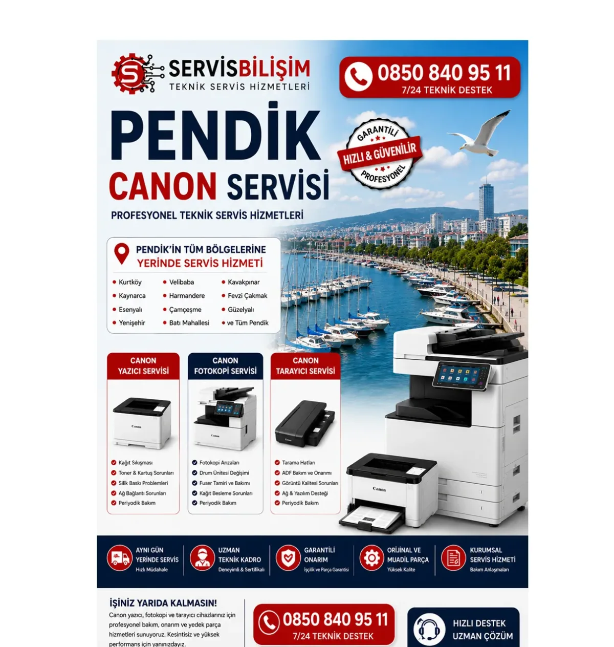 Pendik Canon Servisi