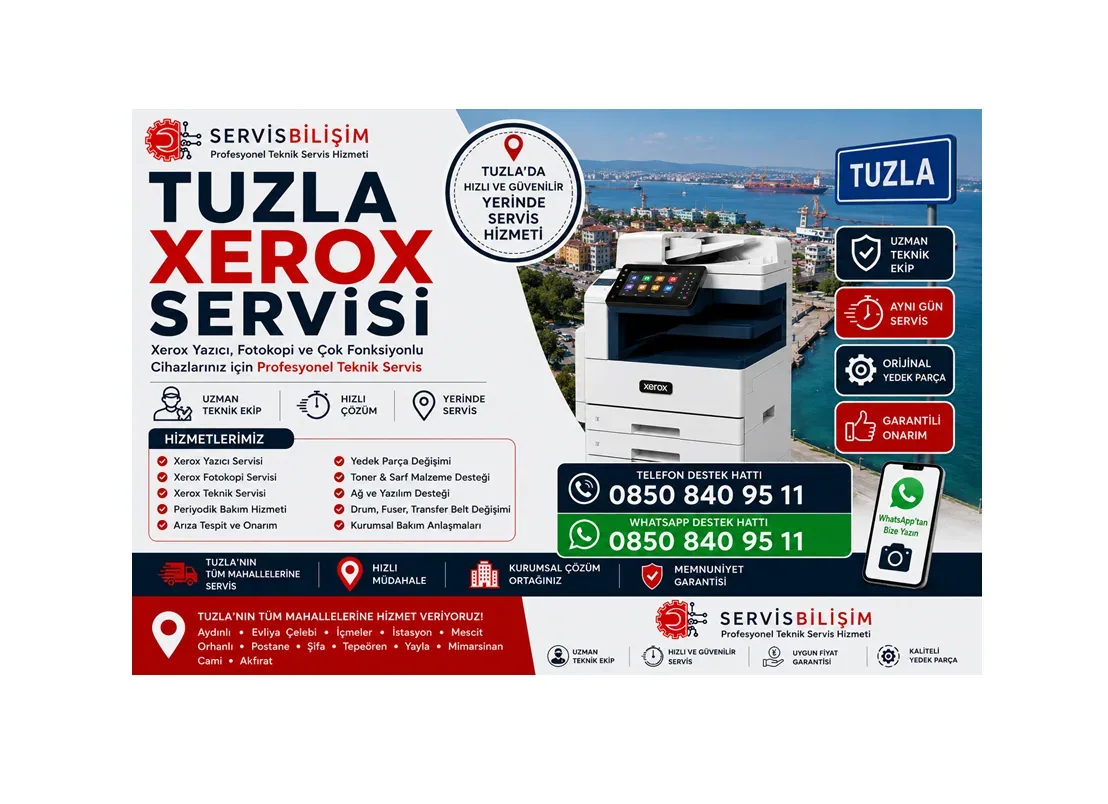 Tuzla Xerox Servisi