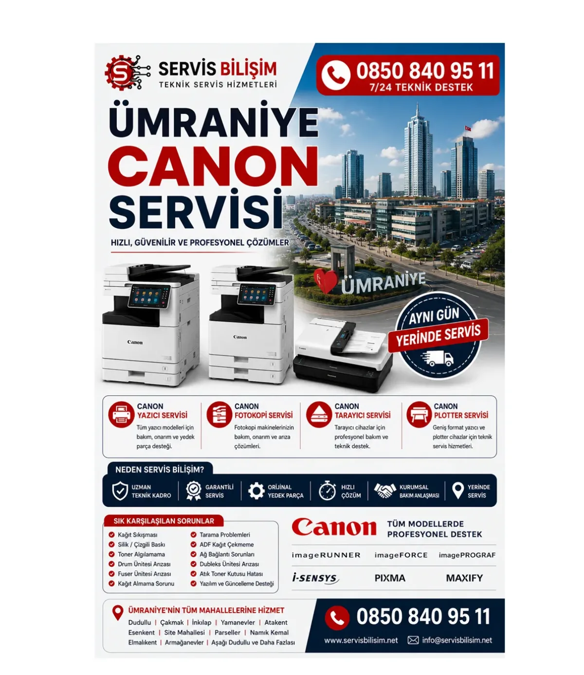 Ümraniye Canon Servisi