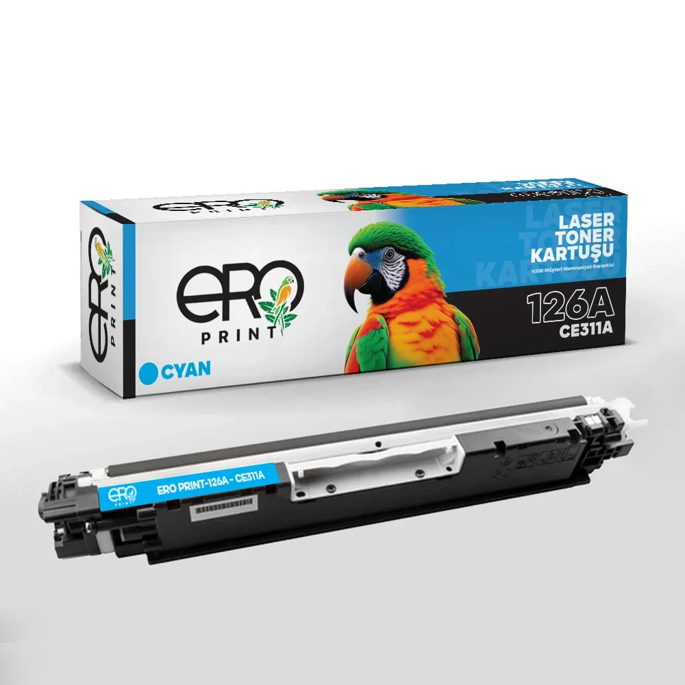 HP 126A /CE311A Mavi Muadil Toner