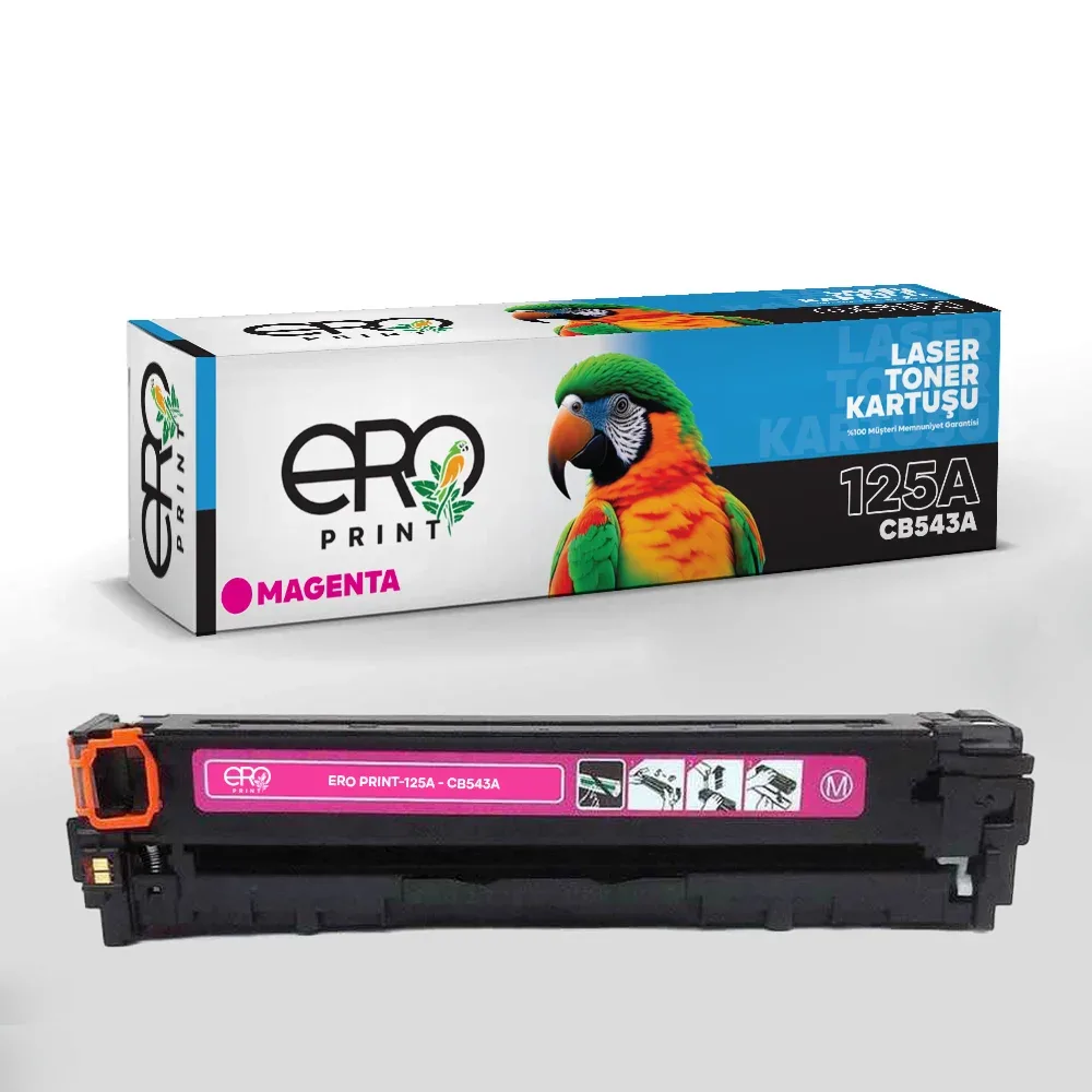 HP 125A /CB543A Kırmızı Muadil Toner