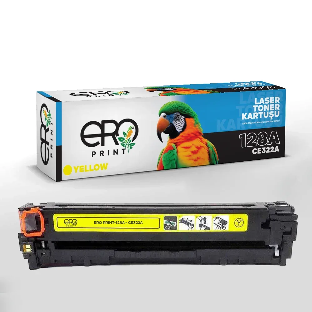 HP 128A /CE322A Sarı Muadil Toner