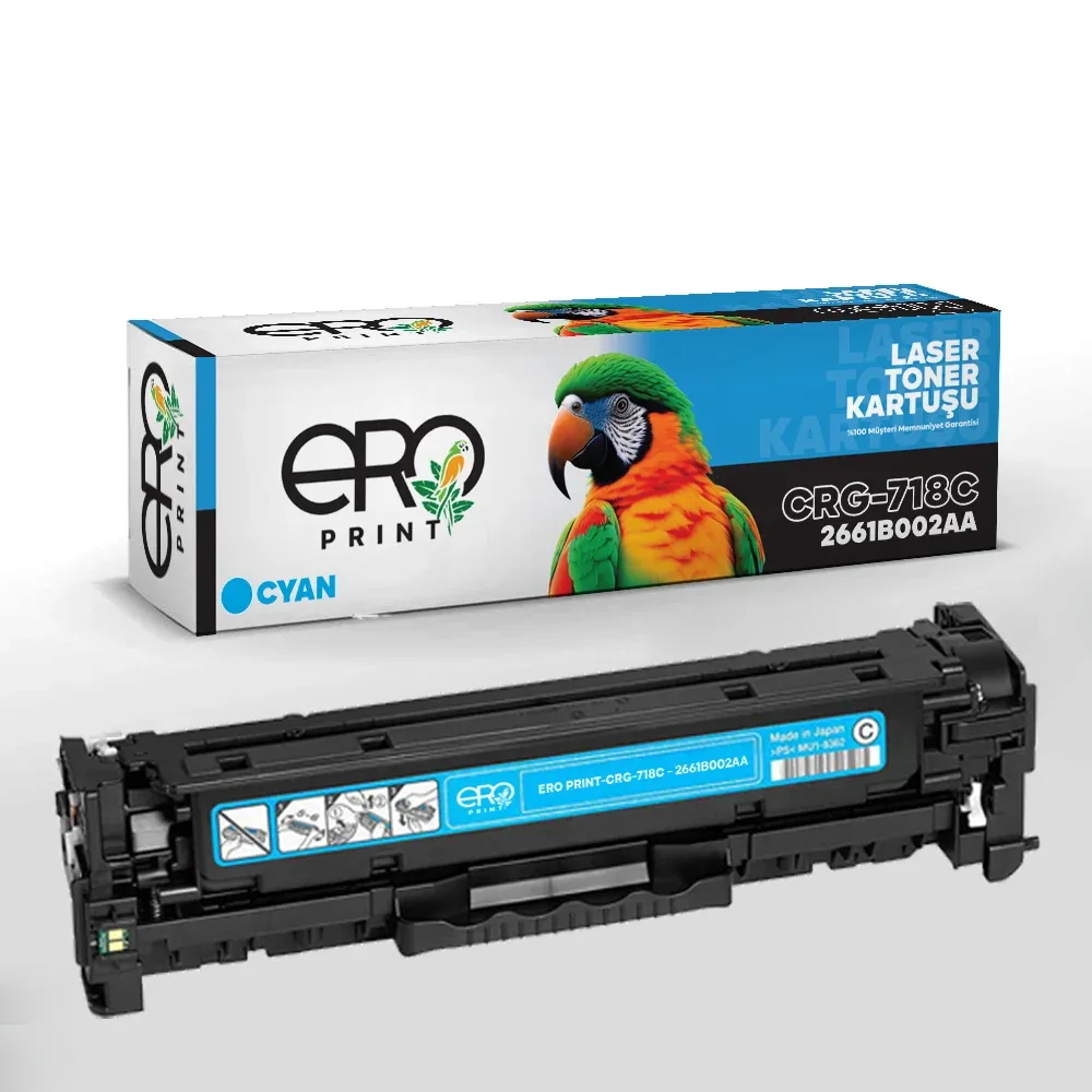 Canon CRG718C Muadil Toner