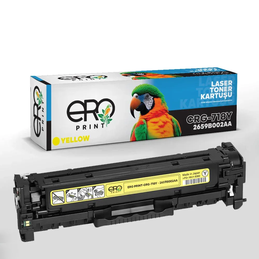 Canon CRG718Y Muadil Toner