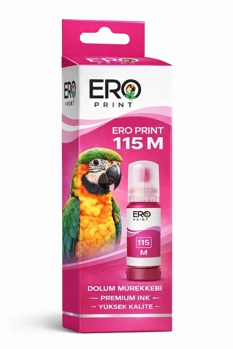 Epson 115 Muadil Kırmızı Mürekkep Şişe (C13T07D34A)