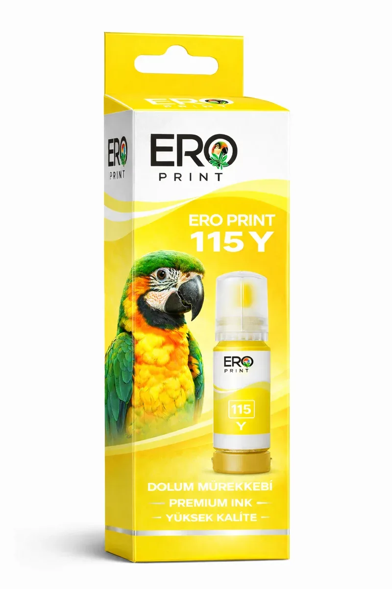Epson 115 Muadil Sarı Mürekkep Şişe (C13T07D44A)