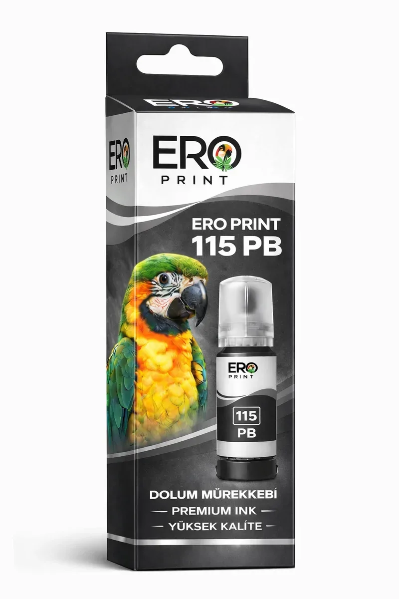 Epson 115 Muadil Foto Siyah Mürekkep Şişe (C13T07D14A)