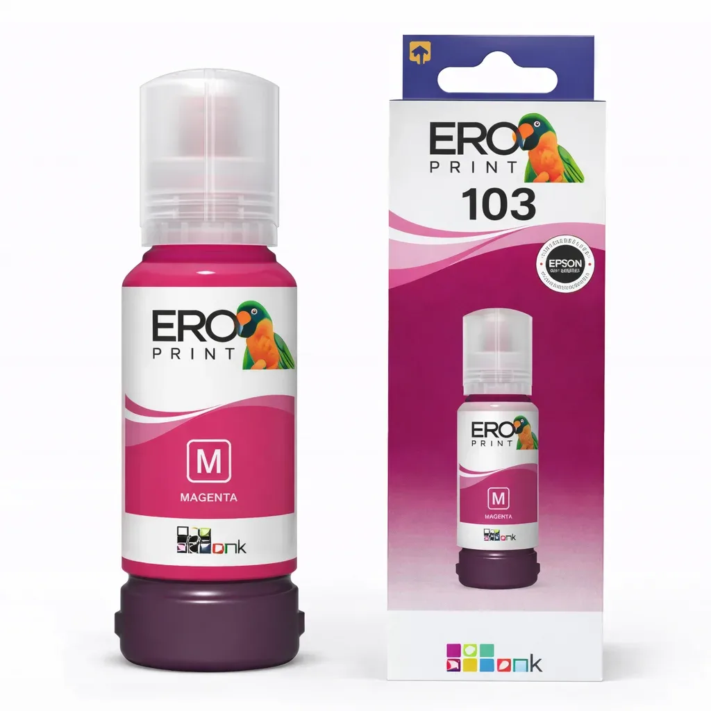 Epson 103 C13T00S34A Kırmızı Muadil Mürekkep 65ML