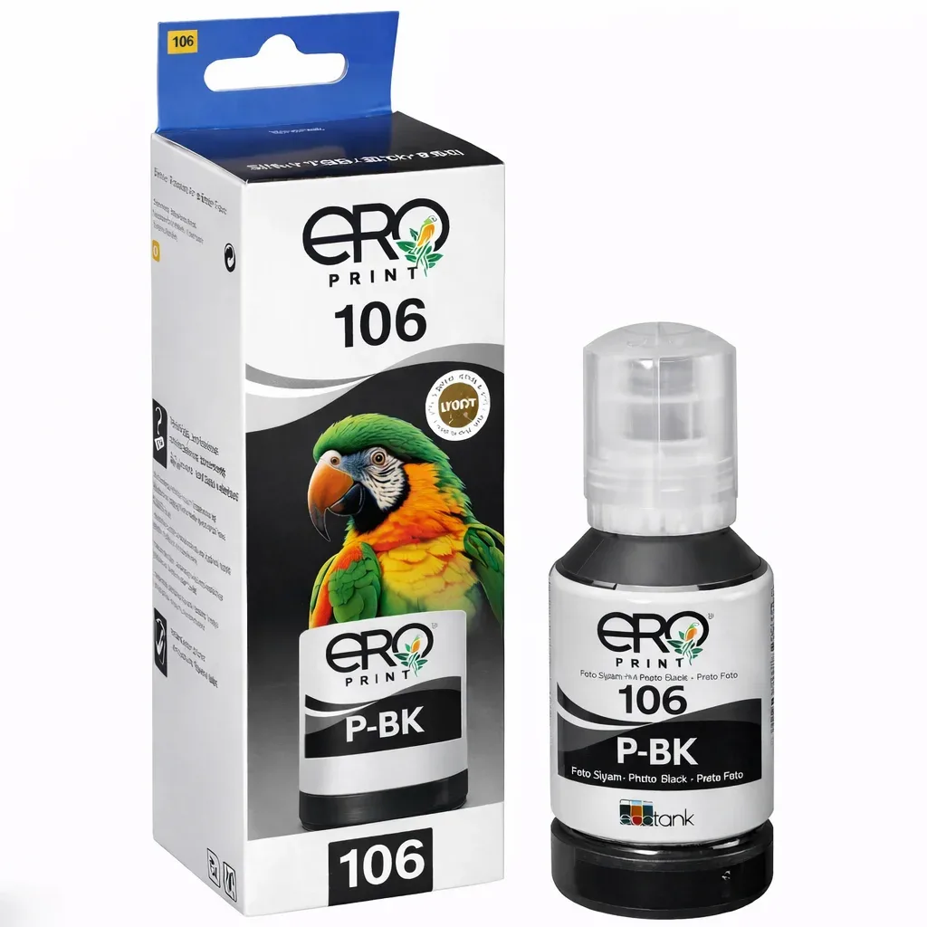 Epson 106 C13T00R140 Foto Siyah Muadil Mürekkep 70ML