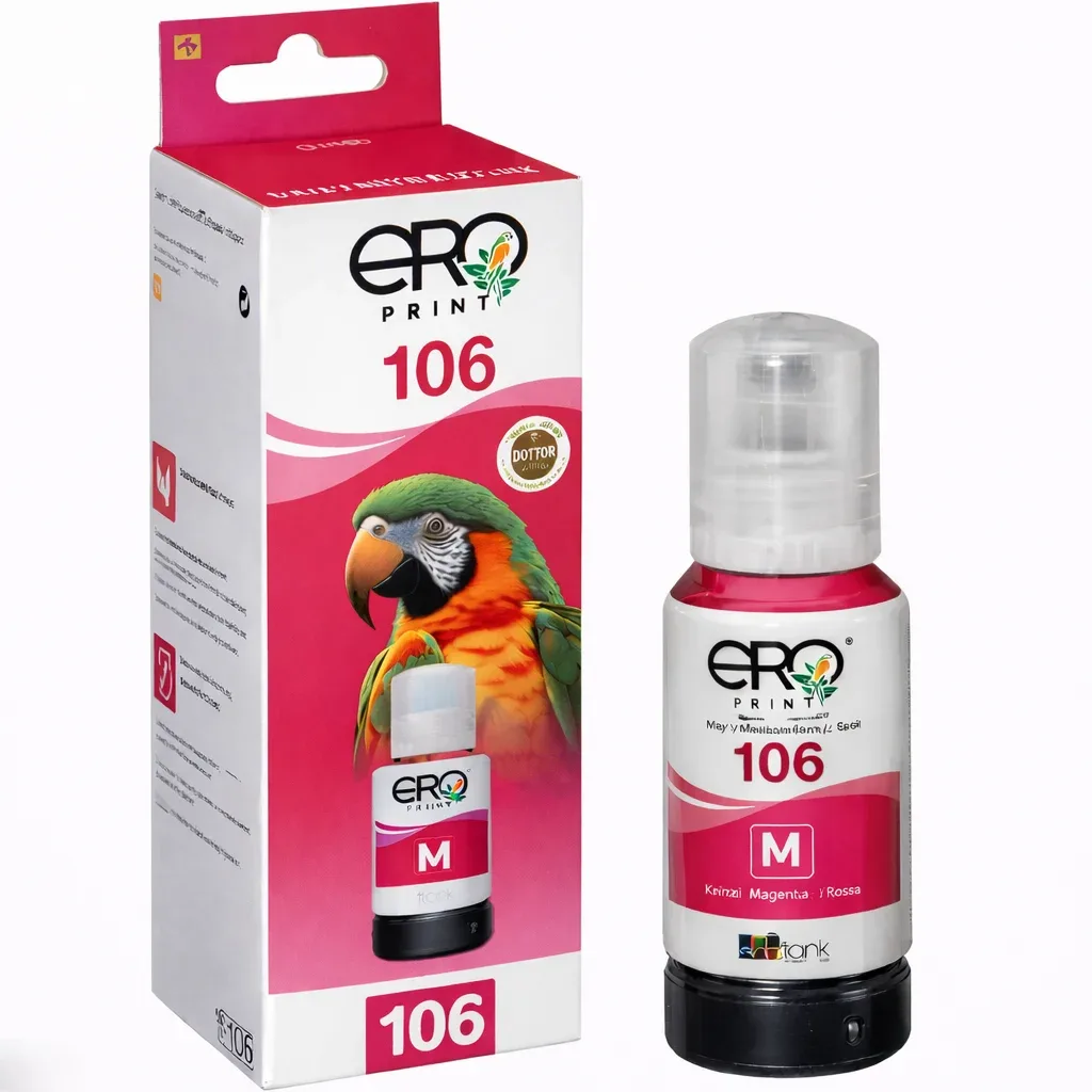 Epson 106 C13T00R340 Kırmızı Muadil Mürekkep 70ML