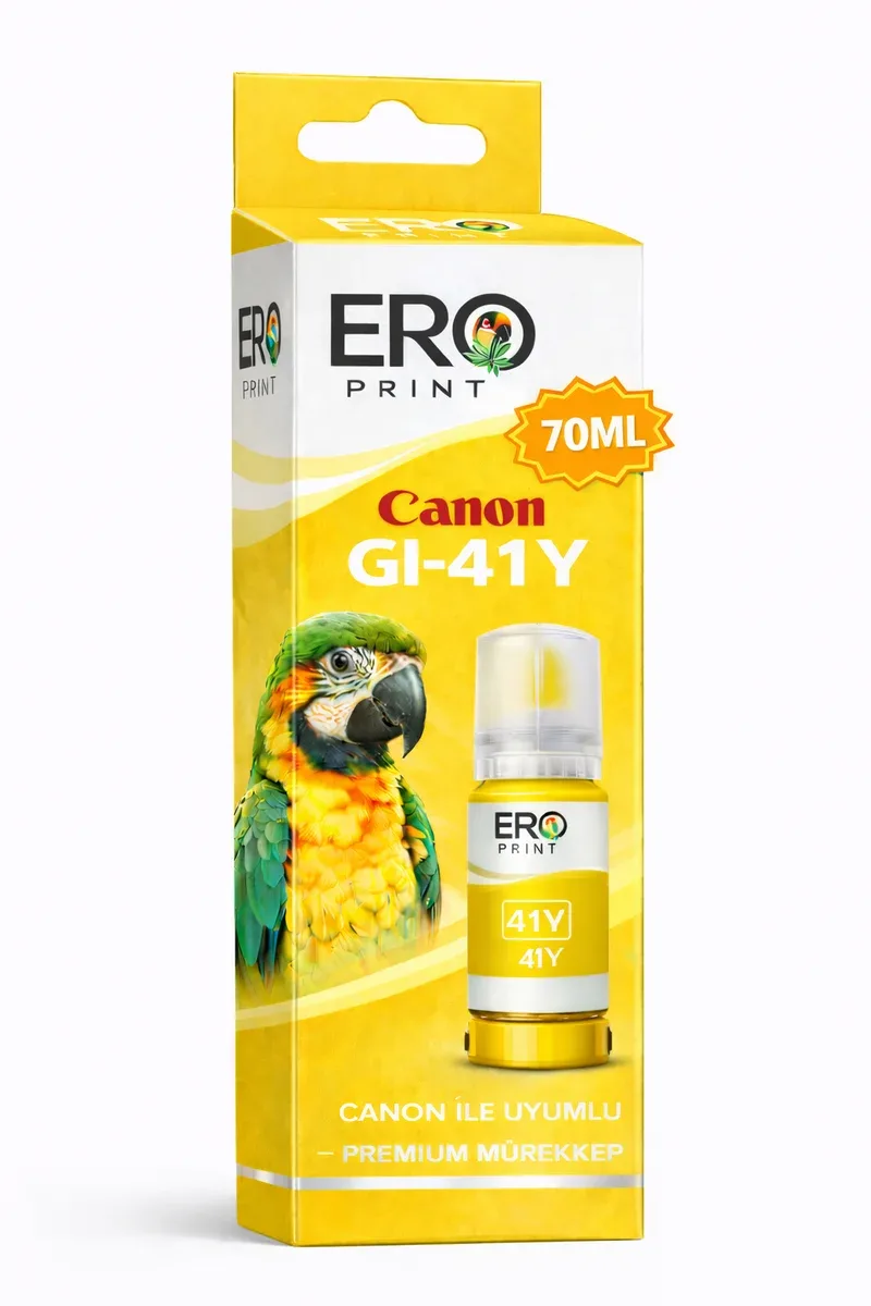 Canon GI-41Y 4545C001 Sarı Muadil Mürekkep 70ML