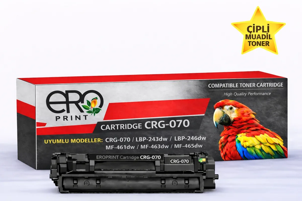 Canon CRG-070 Çipli Muadil Toner - 3000 Sayfalık
