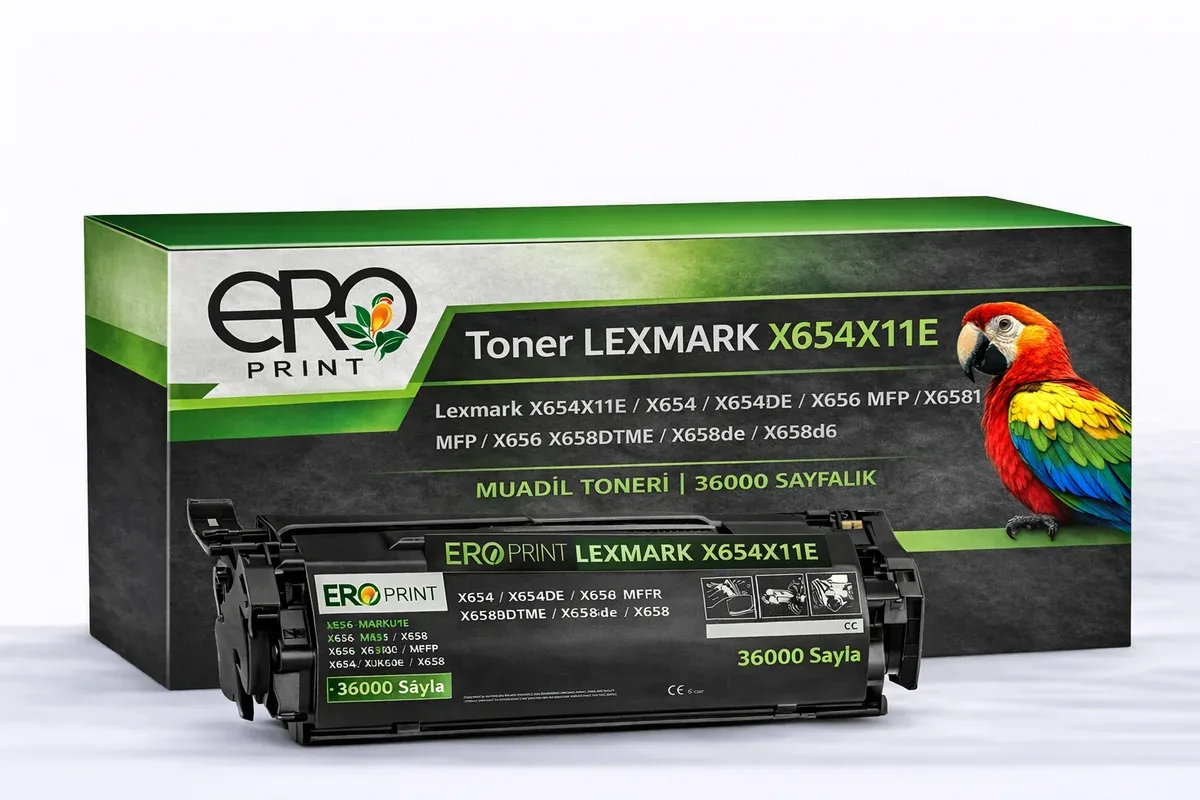 Lexmark T654 / T654dn, T654dtn, T654n Muadil Toner - 36000 Sayfalık