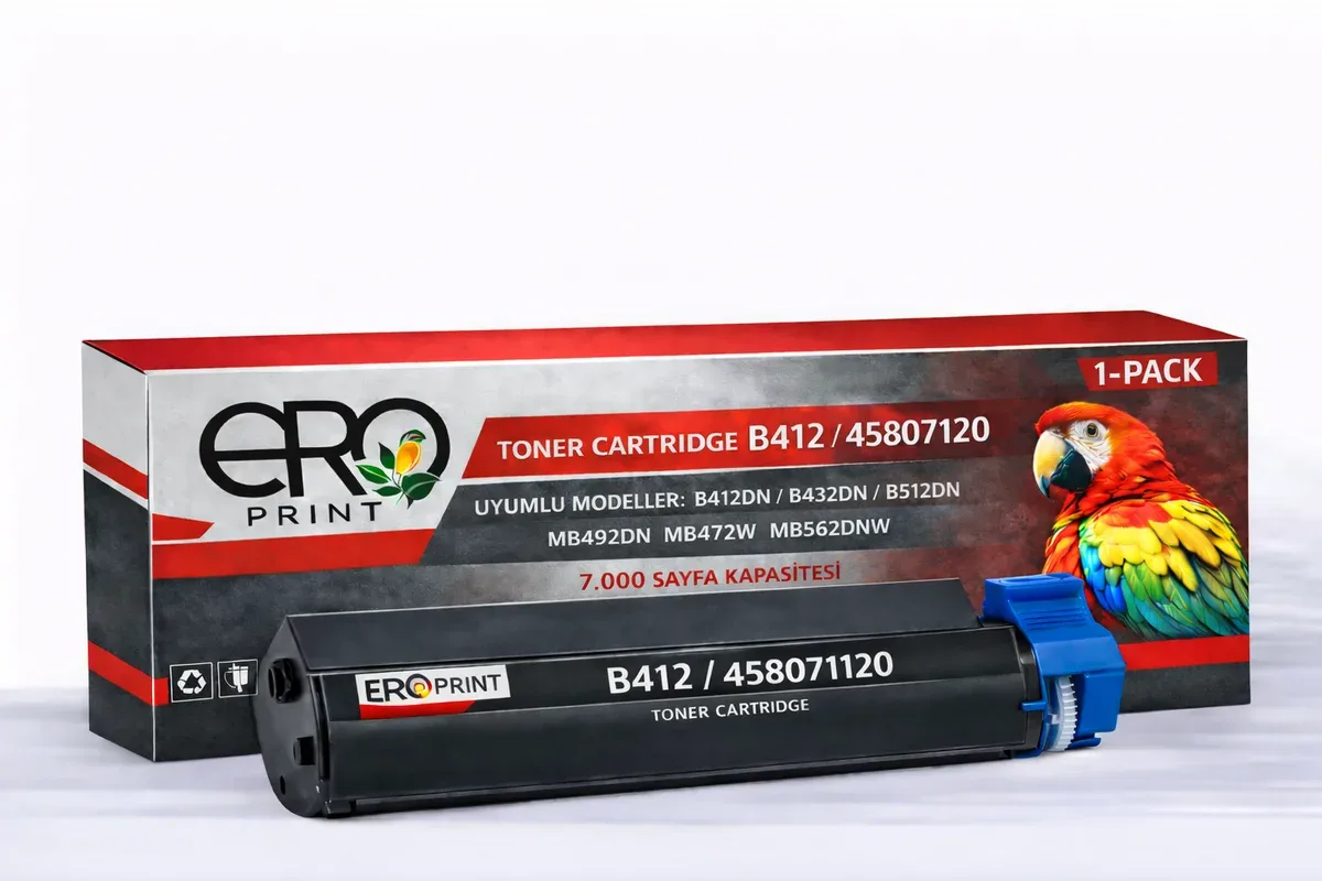 Oki 45807120 Muadil Toner - 7000 Sayfalık