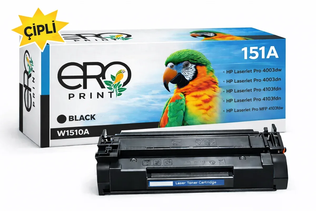 HP W1510A - 151A Çipli Muadil Toner - 3000 Sayfalık