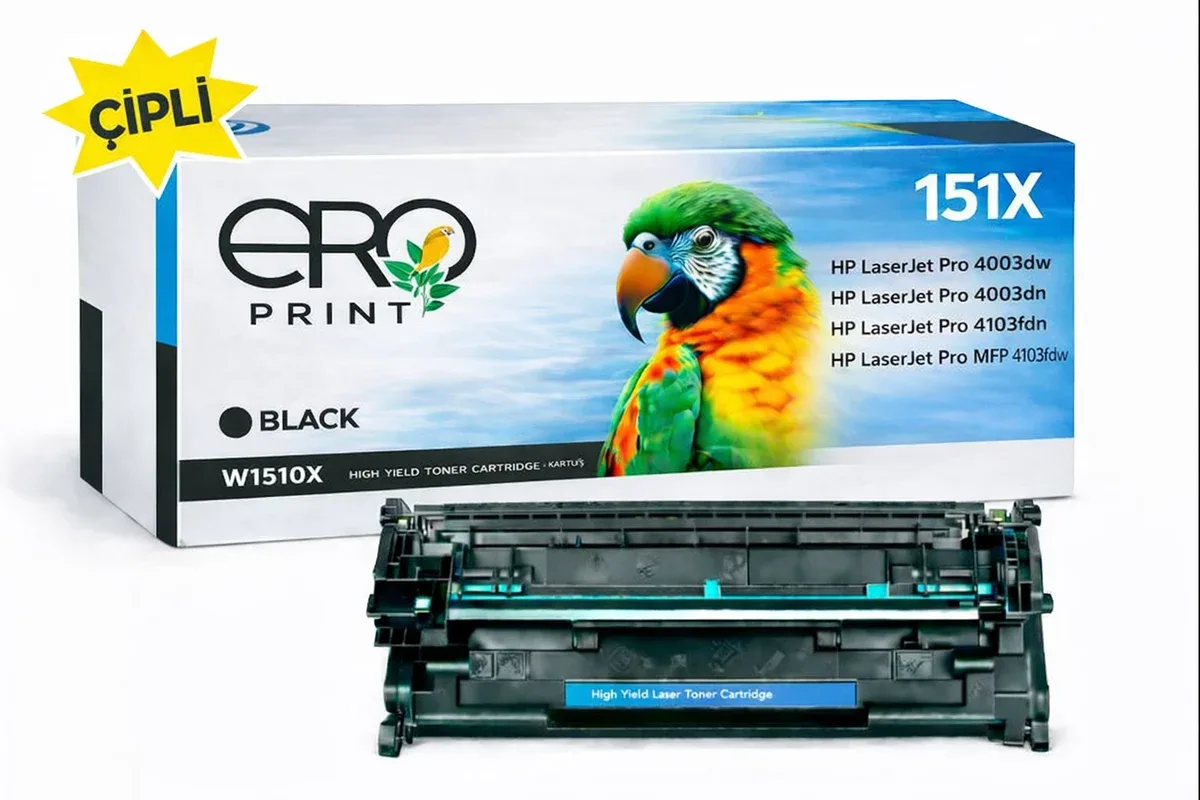 HP W1510X - 151X Çipli Muadil Toner - 9700 Sayfalık
