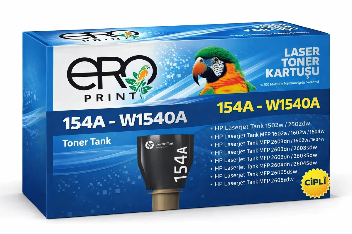 HP 154A - W1540A Çipli Muadil Toner