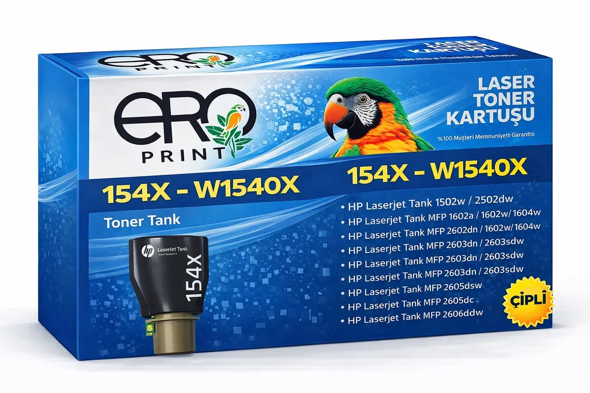 HP 154X - W1540X Çipli Muadil Toner