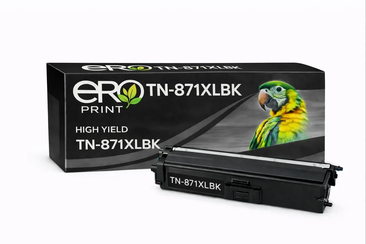 Brother TN-871XLBK Çipli Siyah Muadil Toner