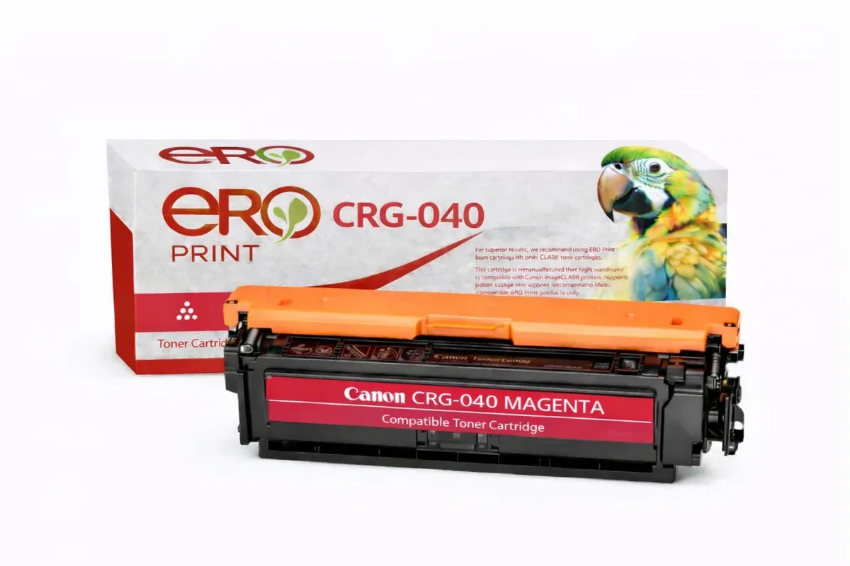 Canon 040M Çipli Kırmızı Muadil Toner