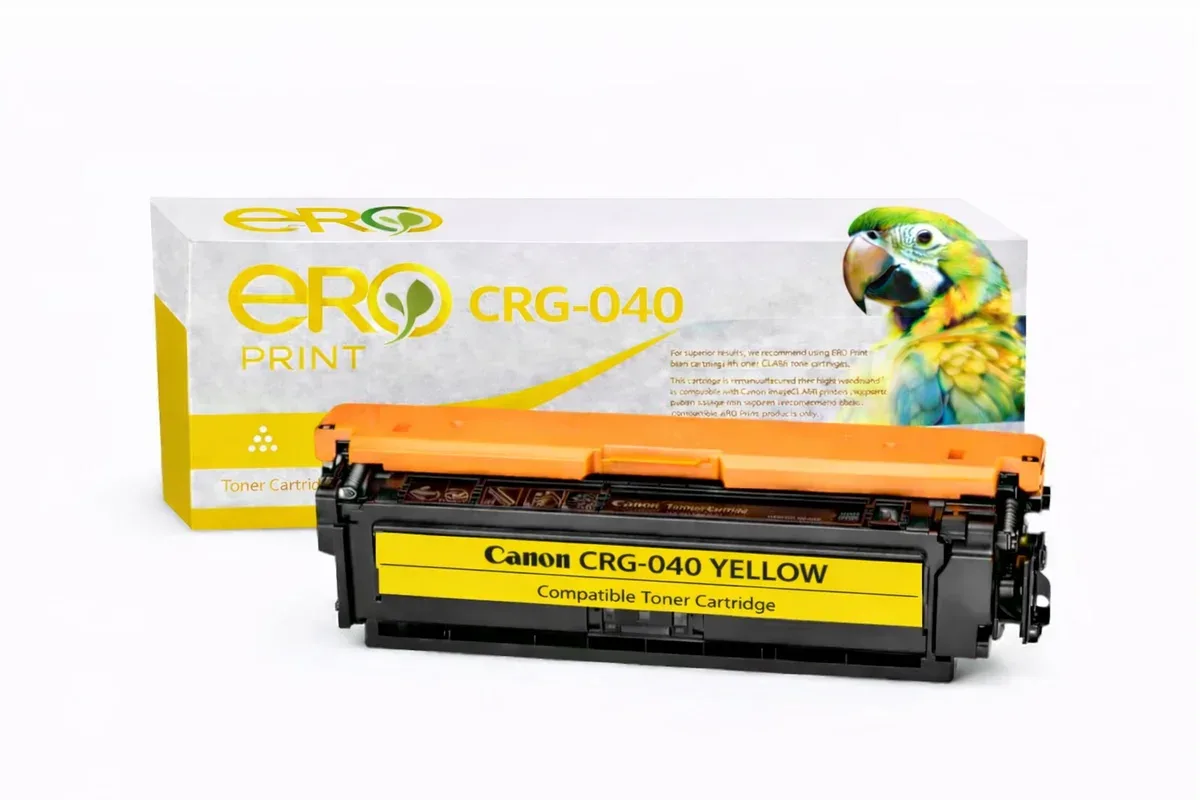 Canon 040Y Çipli Sarı Muadil Toner