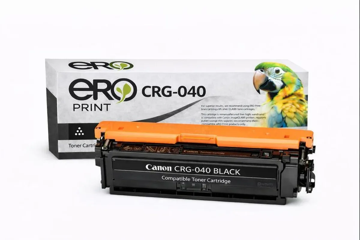 Canon 040BK Çipli Siyah Muadil Toner