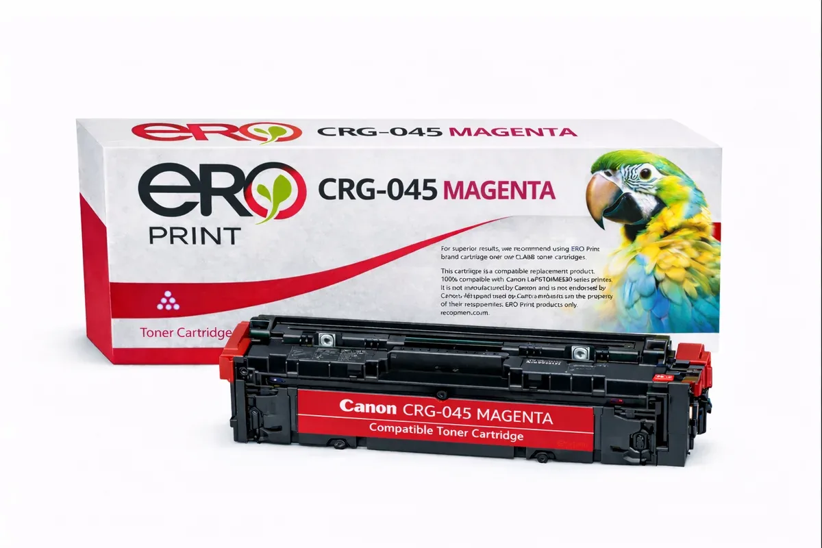 Canon 045M Çipli Kırmızı Muadil Toner