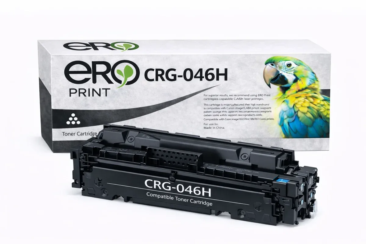 Canon 046HBK Çipli Siyah Muadil Toner