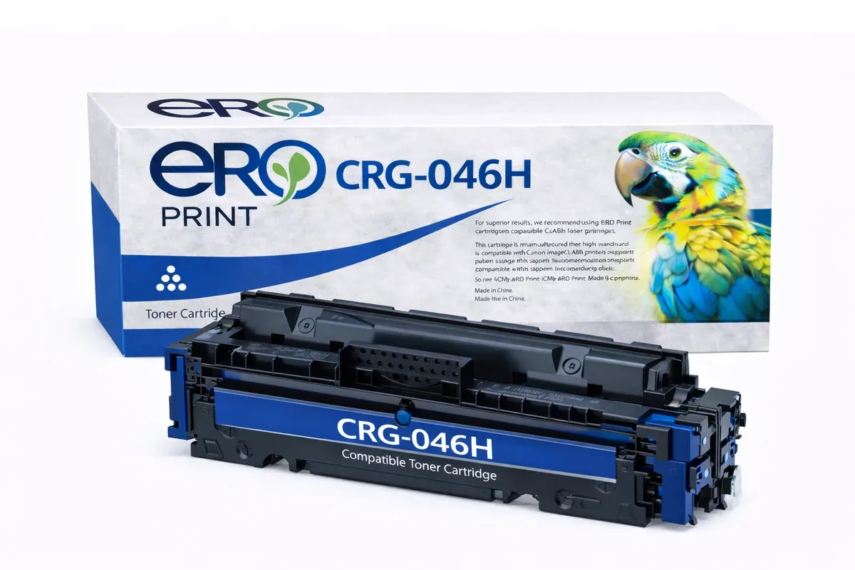 Canon 046HC Çipli Mavi Muadil Toner