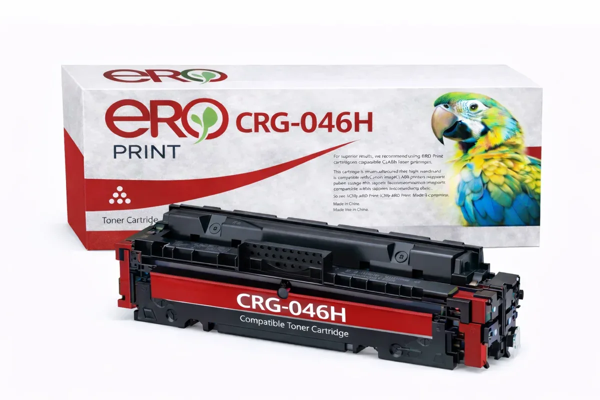 Canon 046HM Çipli Kırmızı Muadil Toner
