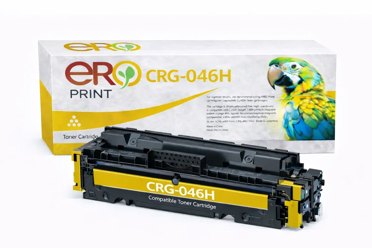 Canon 046HY Çipli Sarı Muadil Toner