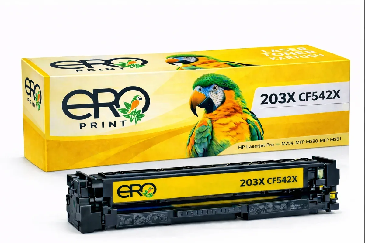 HP CF542X - 203X | HP Color LaserJet Pro M254 Sarı Muadil Toner