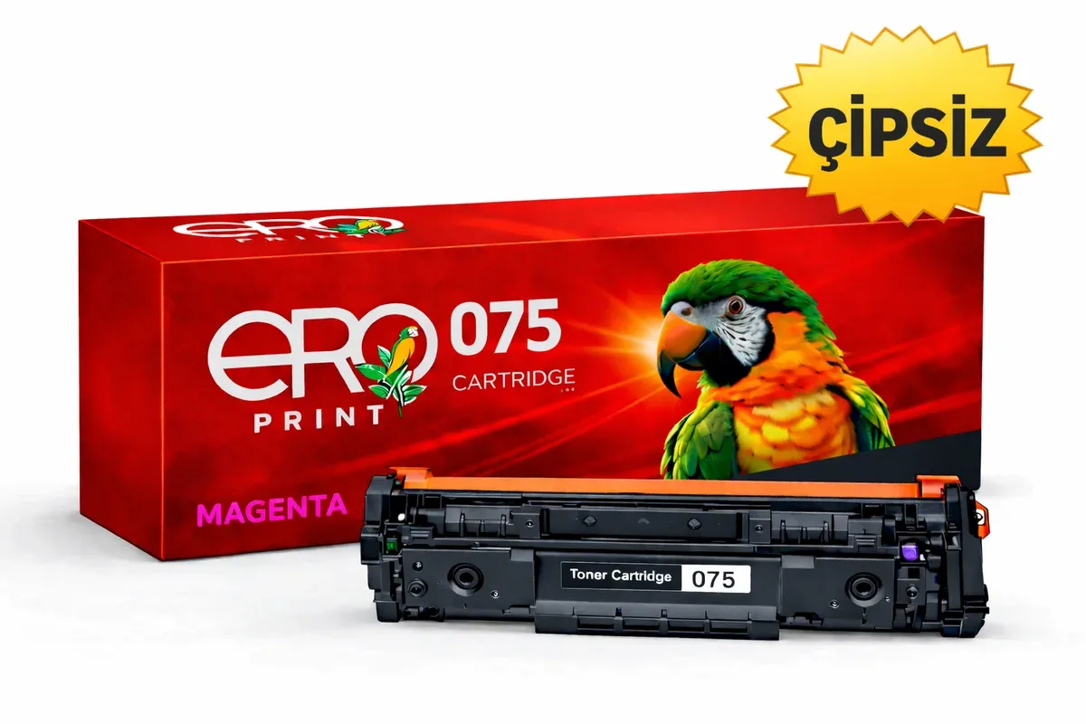 Canon CRG-075M Çipsiz Muadil Toner