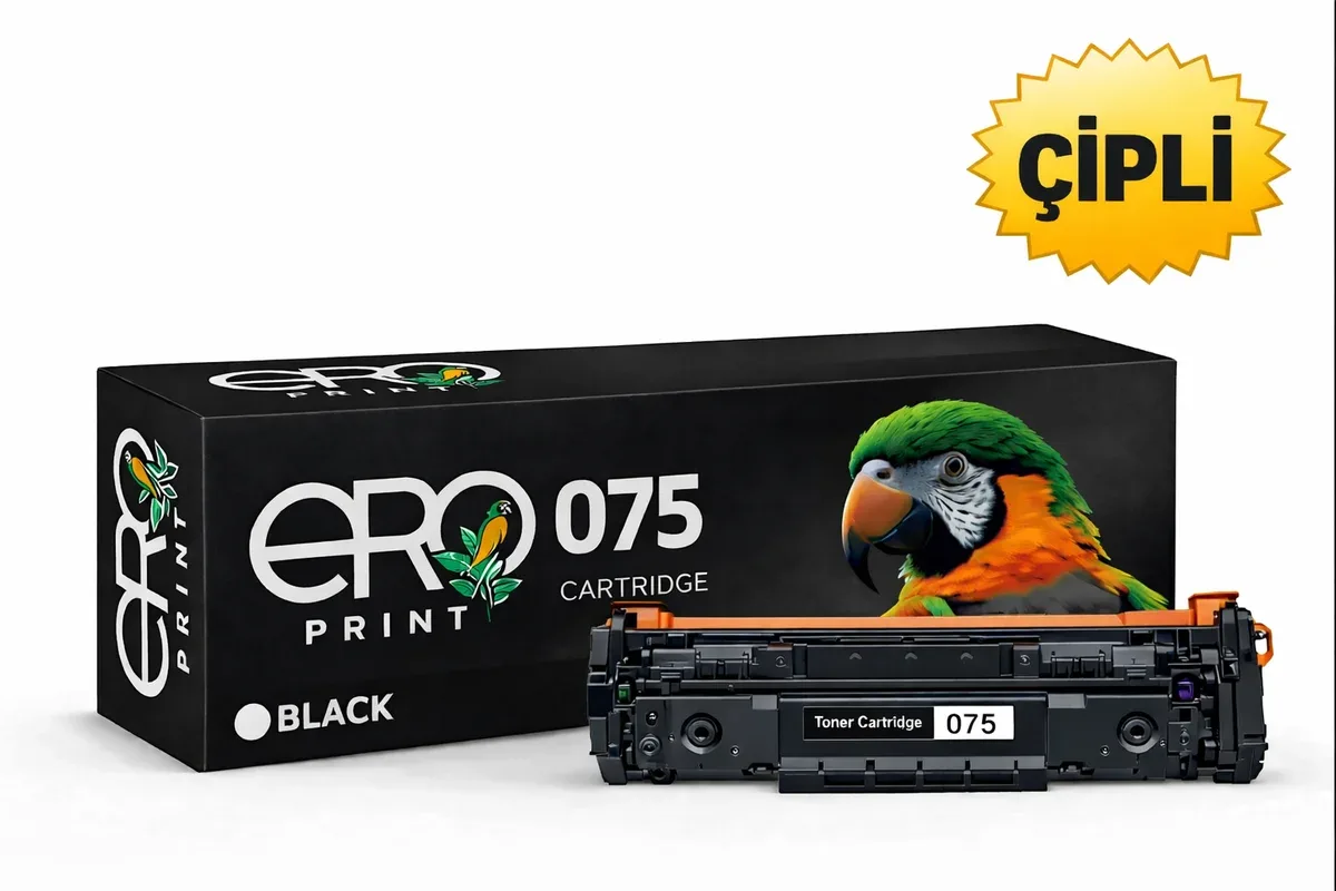 Canon CRG-075BK Çipli Muadil Toner