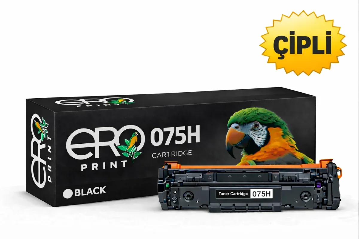 Canon CRG-075HBK Çipli Muadil Toner