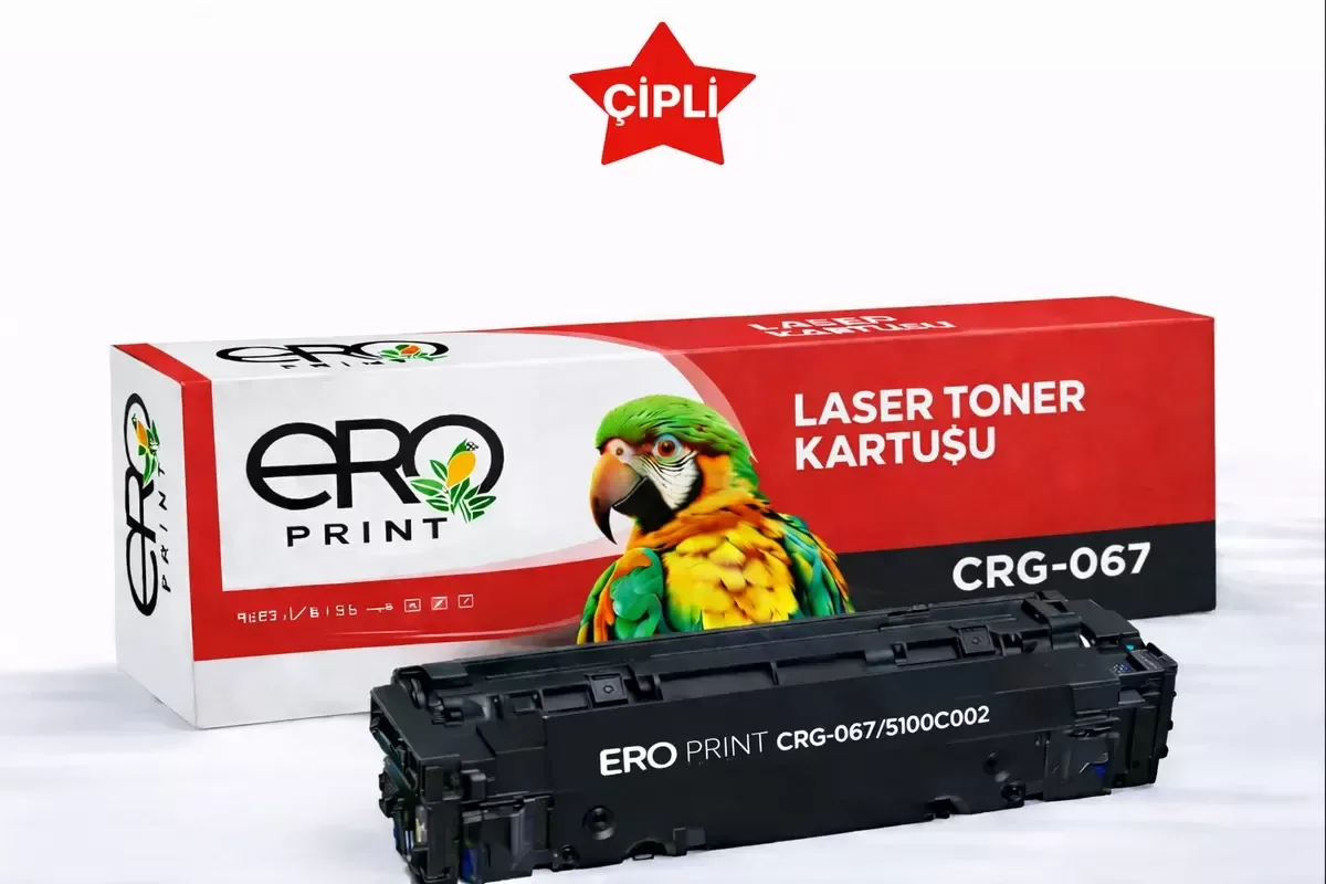 Canon CRG067M Çipli Kırmızı Muadil Toner