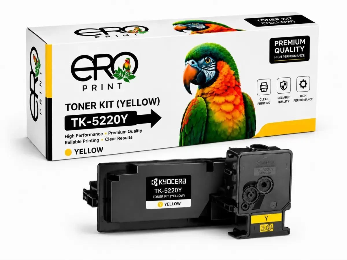 Kyocera TK-5220Y Sarı Muadil Toner