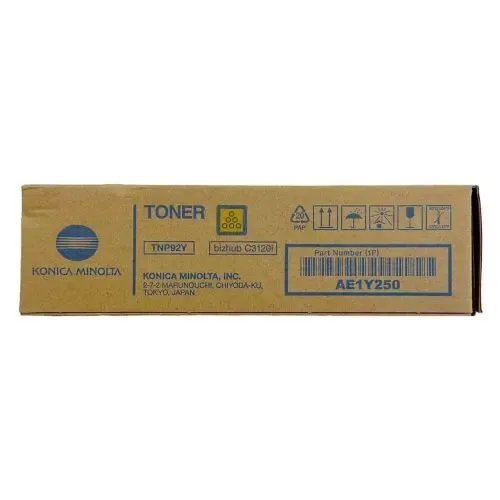 Konica Minolta TNP-92Y Sarı Orjinal Toner - C3120i