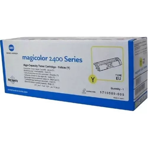 Konica Minolta 1710589-005 Sarı Orjinal Toner - Magicolor 2430