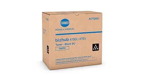 Konica Minolta TNP-91 Siyah Orjinal Toner - Bizhub 4700i